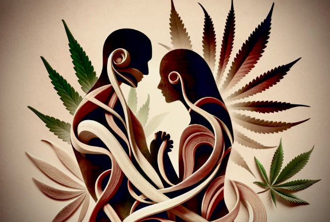 CBD wellness, happy CBD, man and women CBD