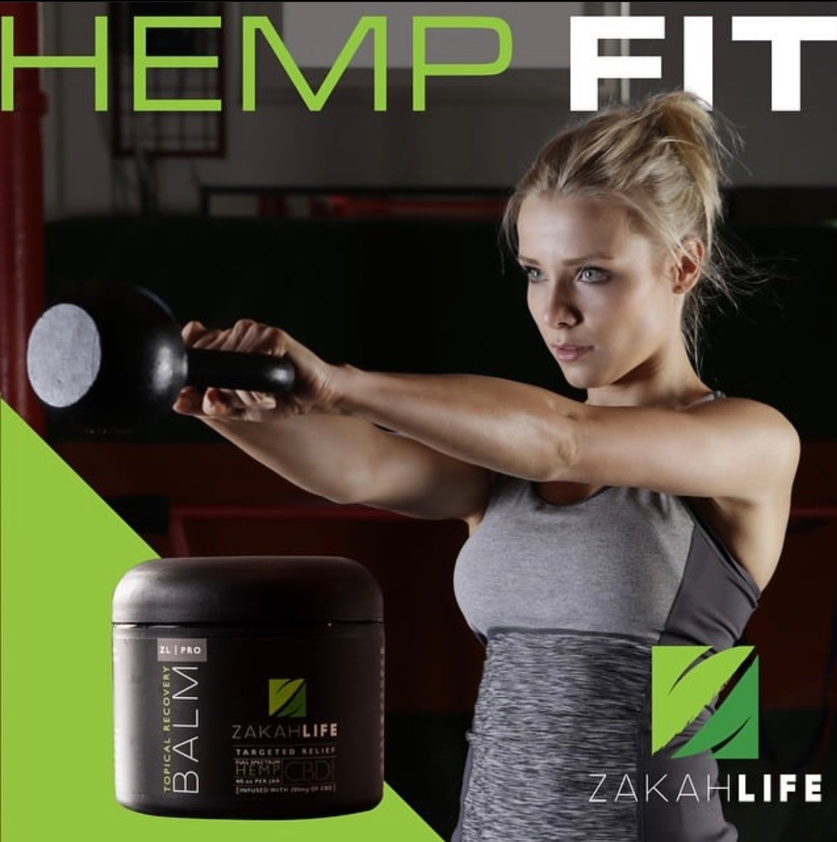 A girl working out at the gym using CBD topicals