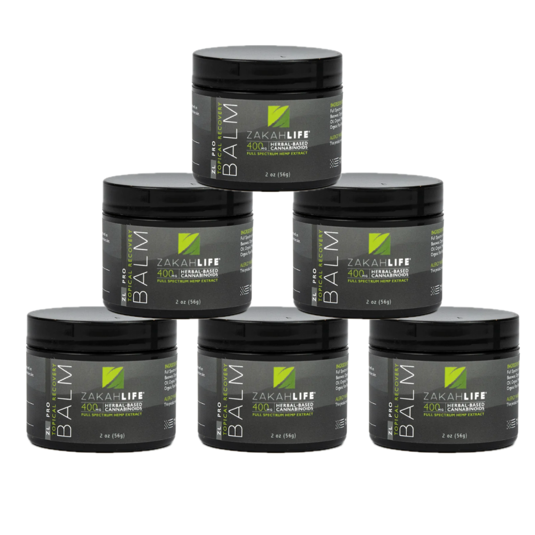 Effective CBD Topical Balm | ZL Pro (400mg) Extra Strength — 6 Pack