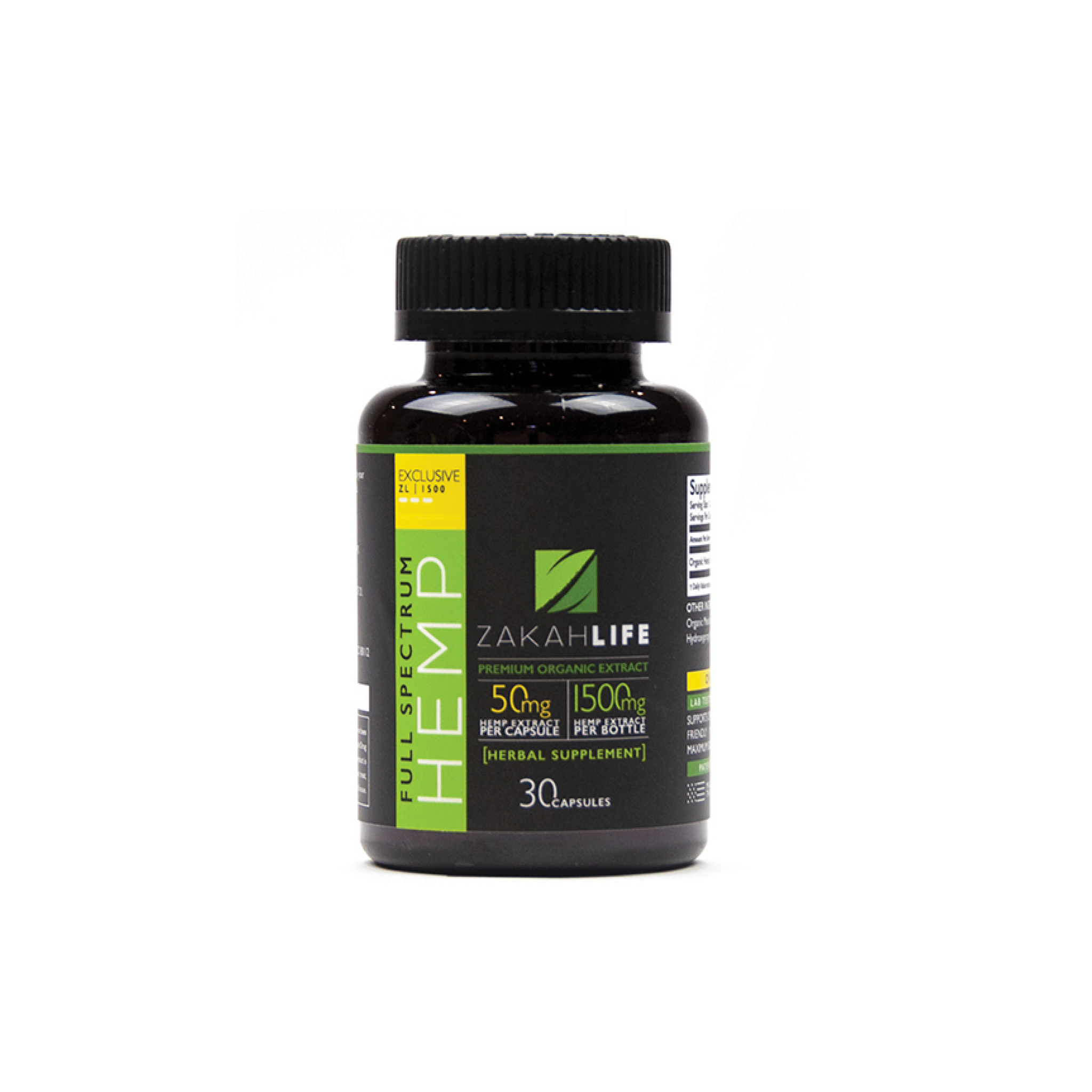 CBD Capsules 50mg | ZL Exclusive — High Potency Full Spectrum Relief