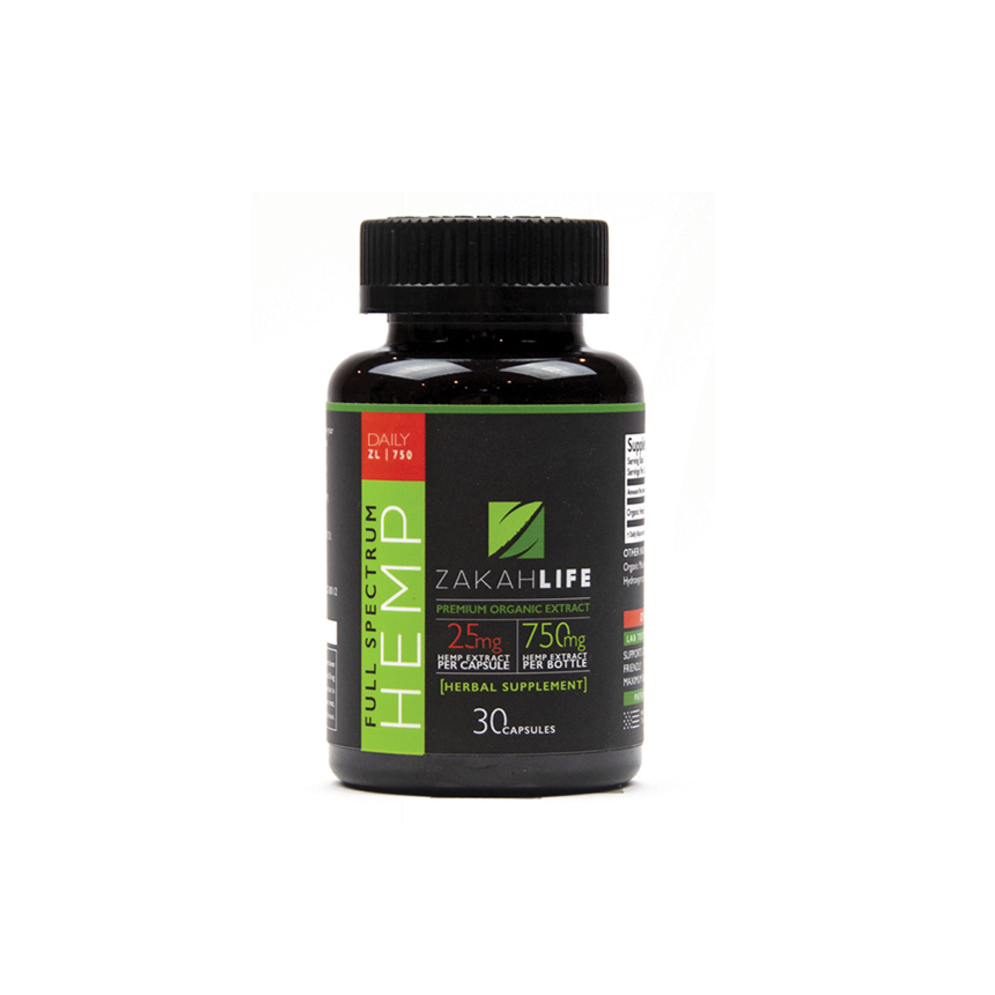 CBD Capsules 25mg | ZL DAILY