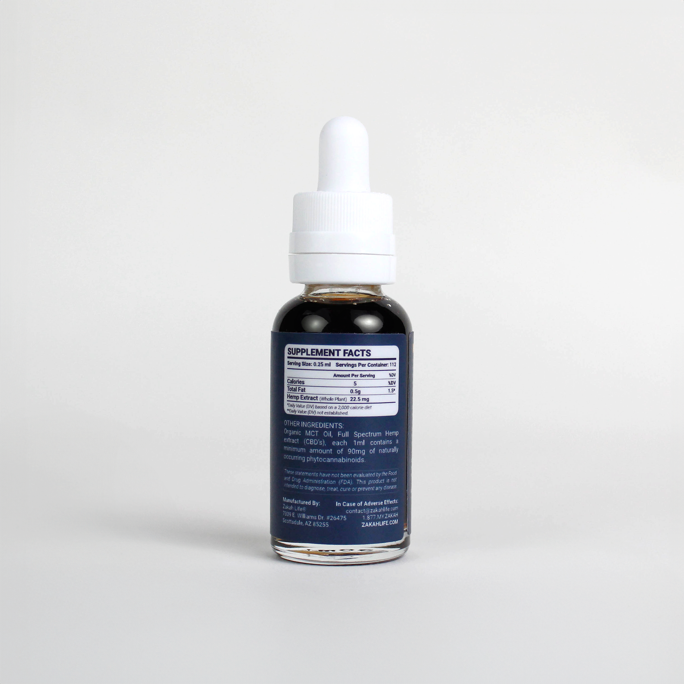 CBD Tincture 2500mg | ZL Elite — Maximum Strength Full Spectrum Relief