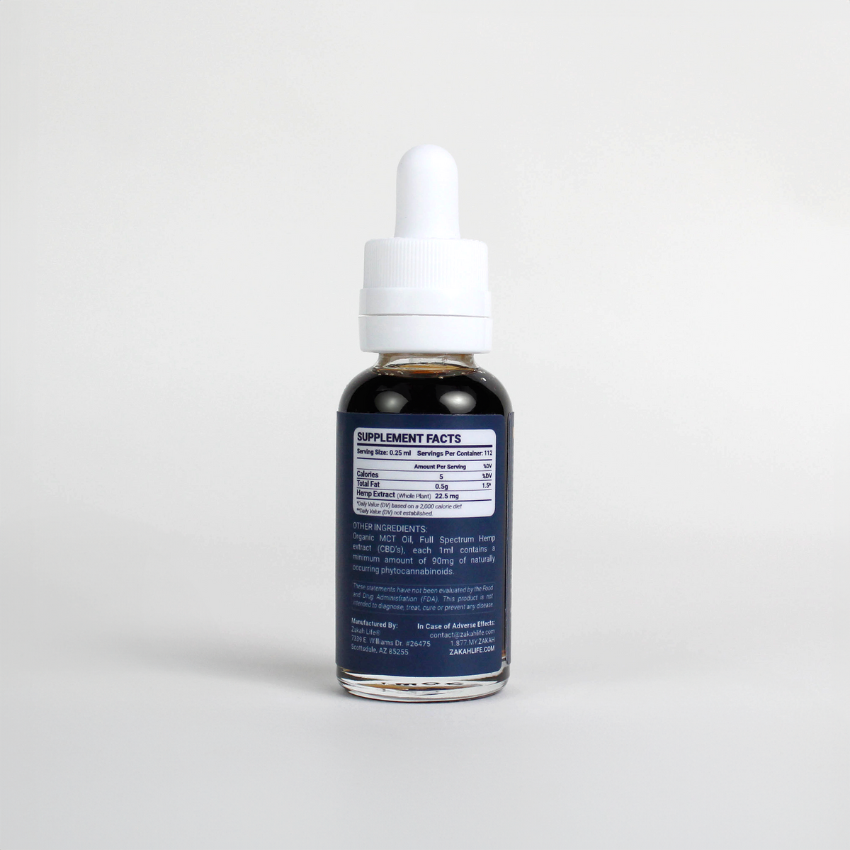 Best CBD Oil Human Tincture - ZL ELITE 2500 | Zakah Life® | Zakah Life