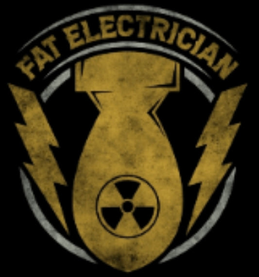 A famous youtuber the fat electrician's logo