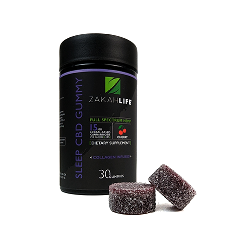 ZL Sleep CBD gummies with tart cherry, magnesium and L-theanine for deep restorative sleep