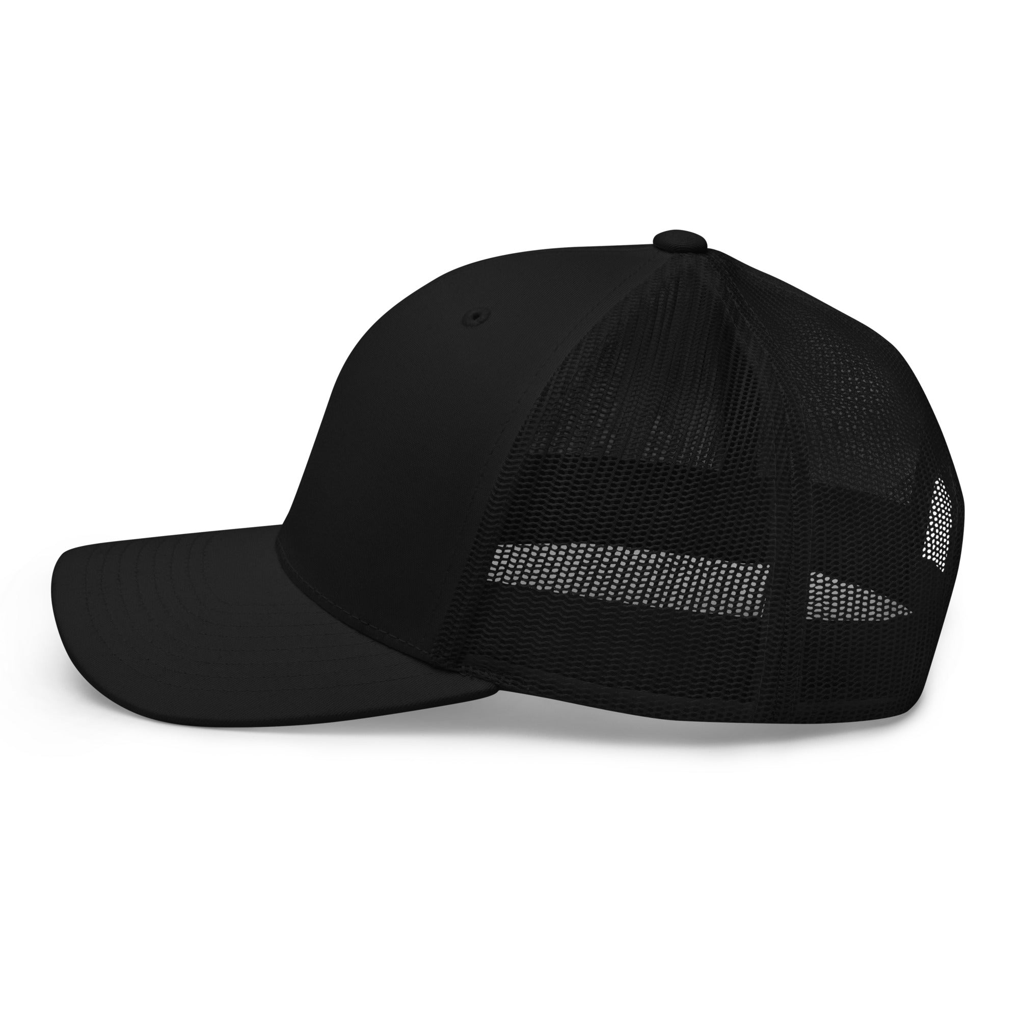 Trucker Hat Yupoong 6606 | Walk By Faith Series (Black)