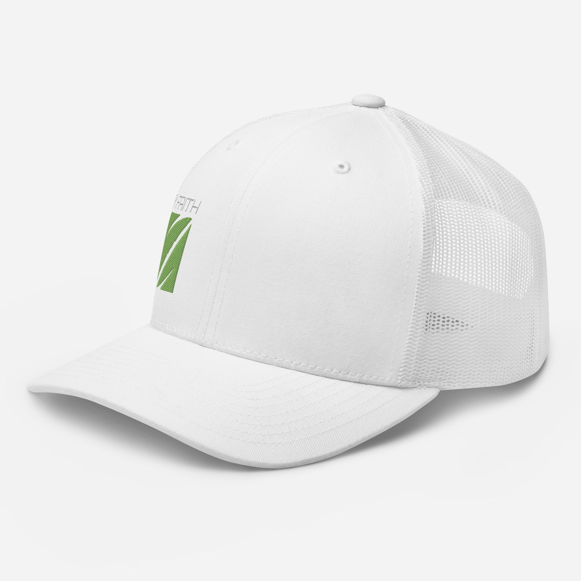 Trucker Hat Yupoong 6606 | Walk By Faith Series (White)